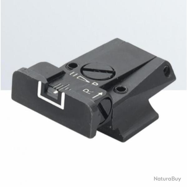 Cran de mire LPA SIGHTS pour S&W Cal. 9, 40 (3rd Gen.), S&W 1911 E Cal. 45 - style de feuille 18
