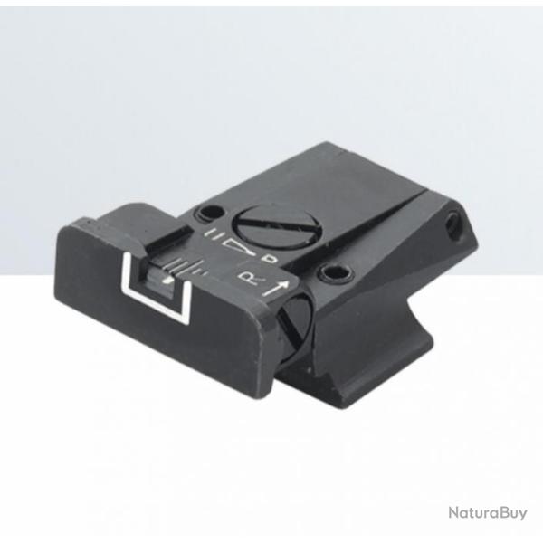 Cran de mire LPA pour S&W Cal. 45 (3rd Gen.) - style de feuille 18