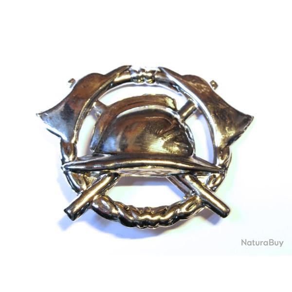 Insigne m�tal de casque Pompiers Saigon Vietnam