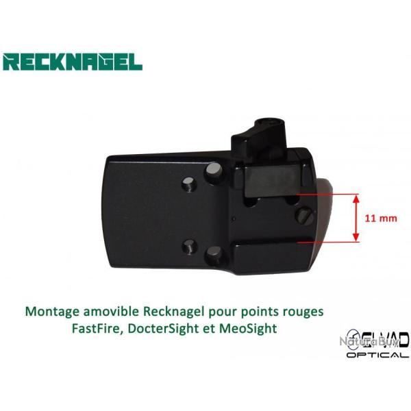 Montage Amovible ERA RECKNAGEL pour rail de 11 mm - BURRIS Fastfire, DocterSight et MeoSight