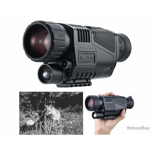 Monoculaire de Vision Nocturne HD Video et Photo HD Port� de 500m Grande Autonomie