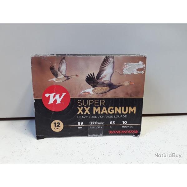 Cartouches Winchester SUPER XX MAGNUM cal.12/89