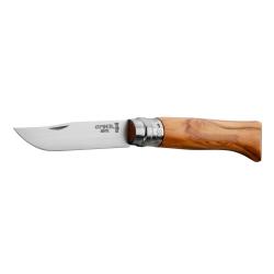Coffret couteau Opinel num&eacute;ro 8 - bois d'olivier