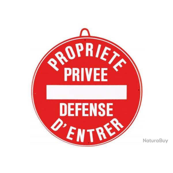 PROPRIT PRIVE DFENSE D'ENTRER DIAM. 28 CM, ROUGE