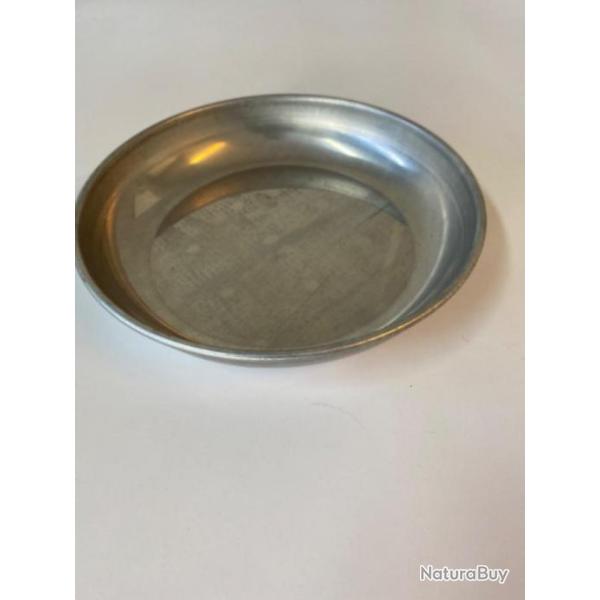 Lot Assiettes en aluminium de l'Arm�e Fran�aise ( lot 10 assiettes)