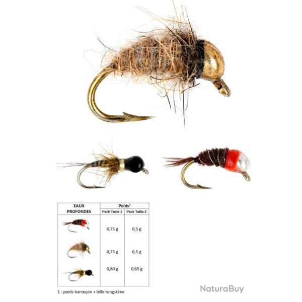 BLISTER NYMPHE DELACOSTE EAUX PROFONDES PAR 3 Taille 1