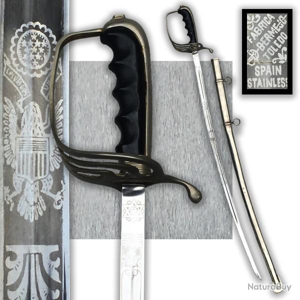 RARISSIMME & SUPERBE SABRE USA AM�RICAIN MOD.1902  : '' BERMEJO TOLEDO '' XX ORIGINAL N�2