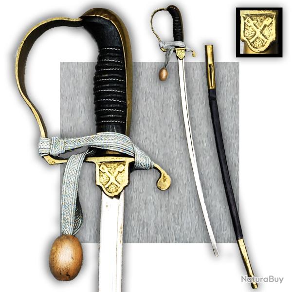 TRES RARE SABRE ALLEMAND D'ENFANT GERMANIQUE PRUSSIEN  AVEC DRAGONNE BLUCHER XIX ORIGINAL