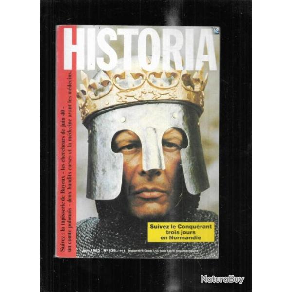 guillaume le conqu�rant , 2 bandits corse, les dupleix, toul juin 1940,  historia 439 juin 1983