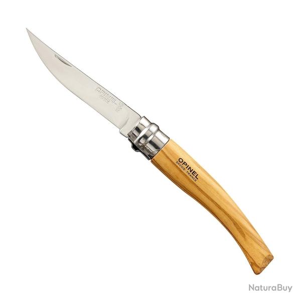 OPINEL LUXE N�8 L'EFFILEE MANCHE OLIVIER COUTEAU 10CM LAME 8CM / REF 933
