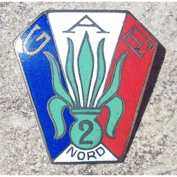 Groupe d'Auxiliaires Etrangers N� 2, Nord,TOA 1945