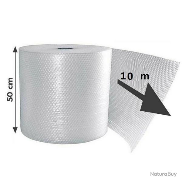 ROULEAU DE FILM A BULLE D'AIR - 50 CM x 10 METRES ID�AL POUR LA PROTECTION -