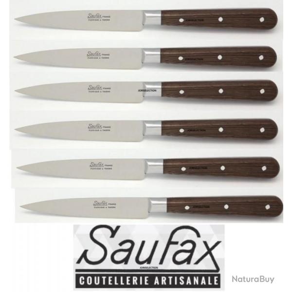 Lot 6 couteaux Saufax � mitres fabriqu� � Thiers France LUXE 3018