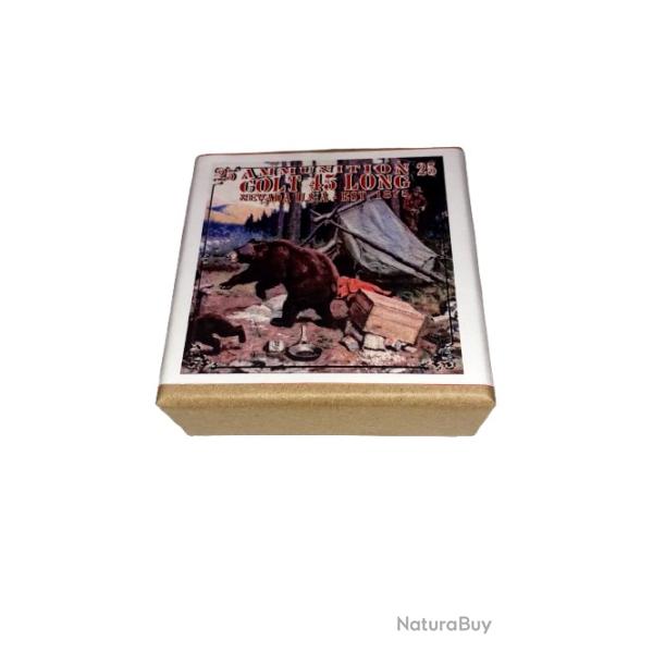 45 LC ou 45 Long Colt: Reproduction boite cartouches (vide) AM 8865208