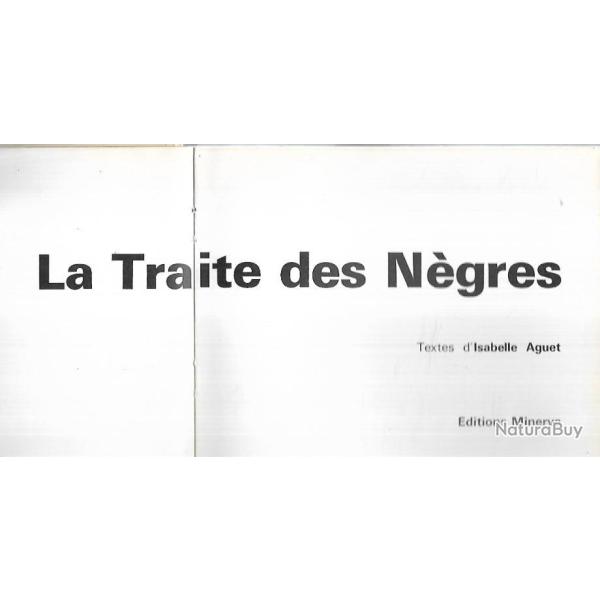 la traite des n�gres d'isabelle aguet