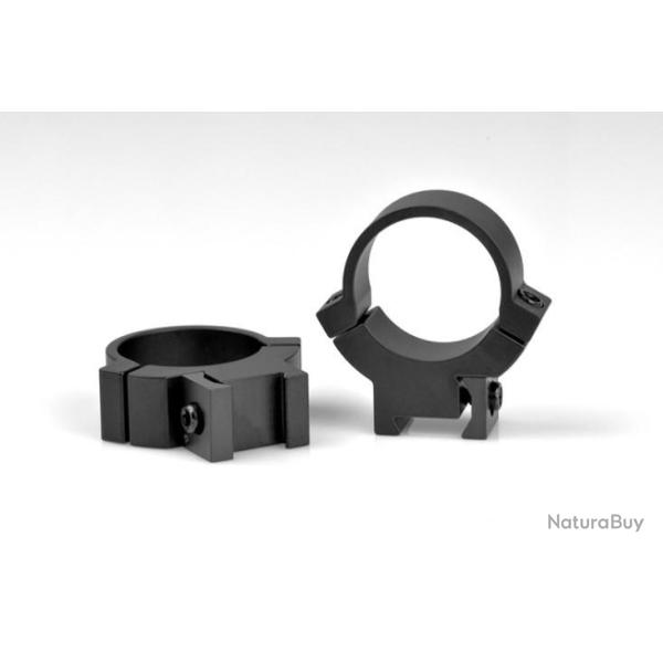 Colliers WARNE Acier Rail: 11 mm Diam�tre: 25,4 mm Hauteur: M�dium
