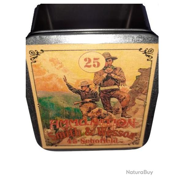 45 Smith & Wesson Schofield: Reproduction boite cartouches (vide) AM Patrouilleurs 8867301