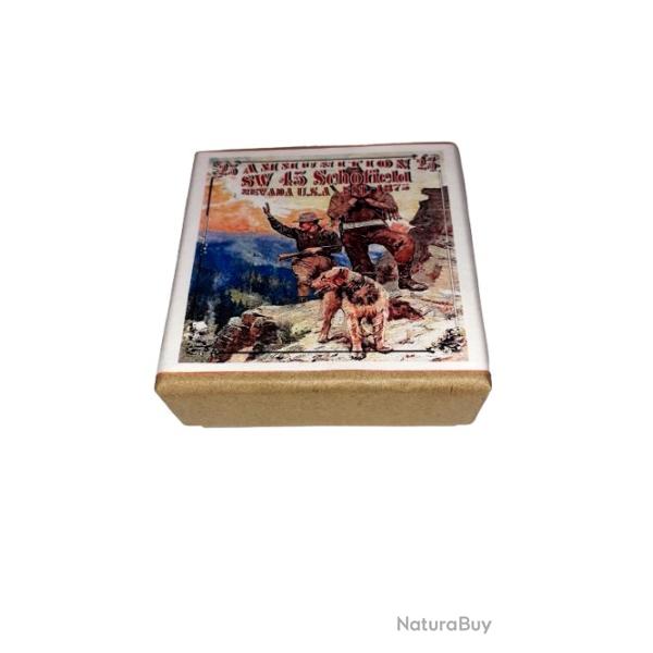 45 Smith & Wesson Schofield: Reproduction boite cartouches (vide) AM 8867301