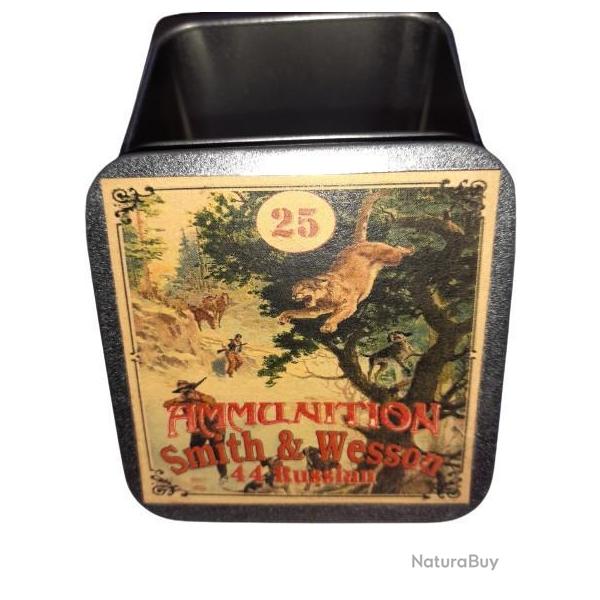 44 Smith & Wesson RUSSIAN ou 44 SW RUSSIAN: Reproduction boite cartouches (vide) AM Puma 8867923