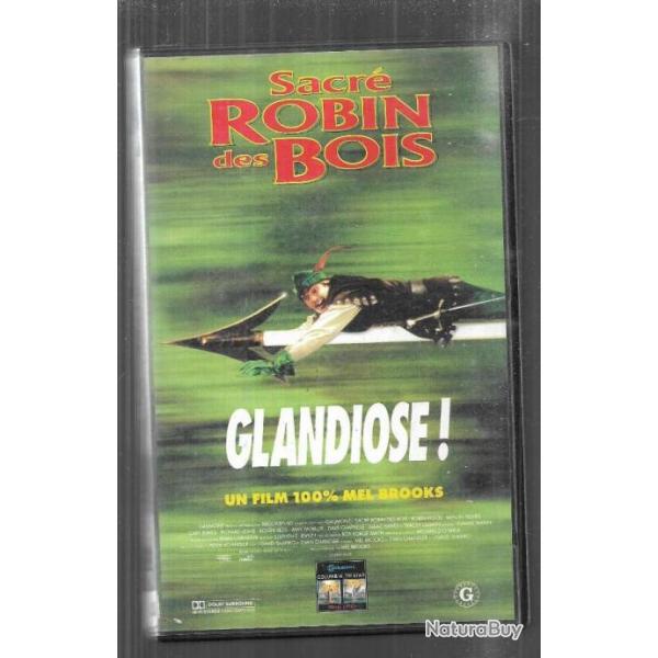 sacr� robin des bois de mel brooks  vhs