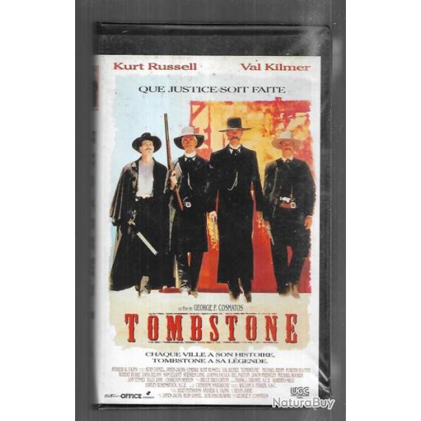 tombstone western kurt russel val kimer  vhs