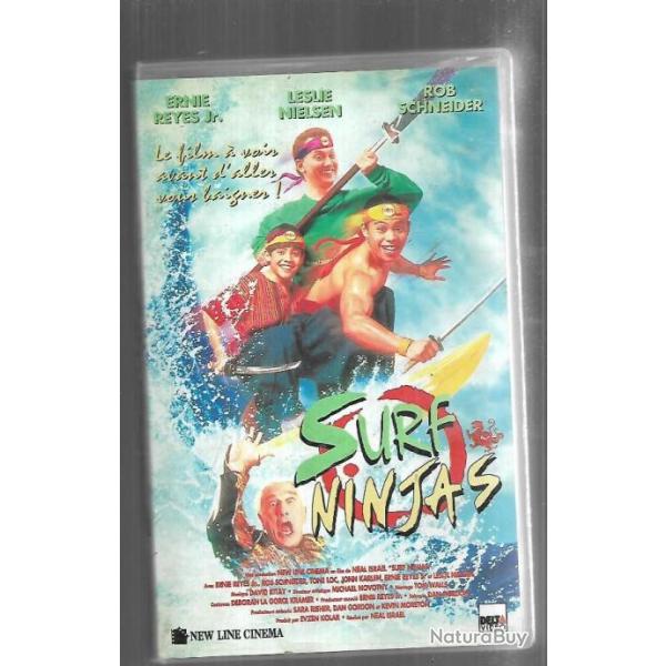 surf ninjas leslie nielsen  comdie  vhs