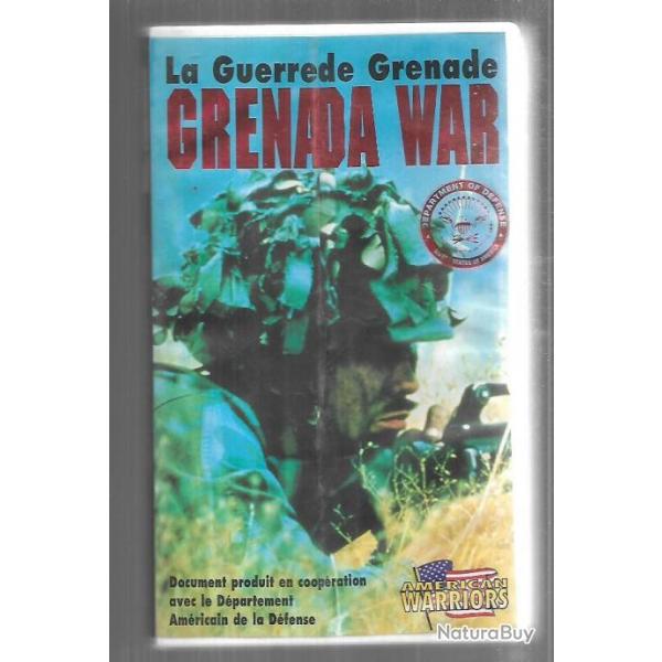 la guerre de grenade grenada war  am�rican warriors vhs