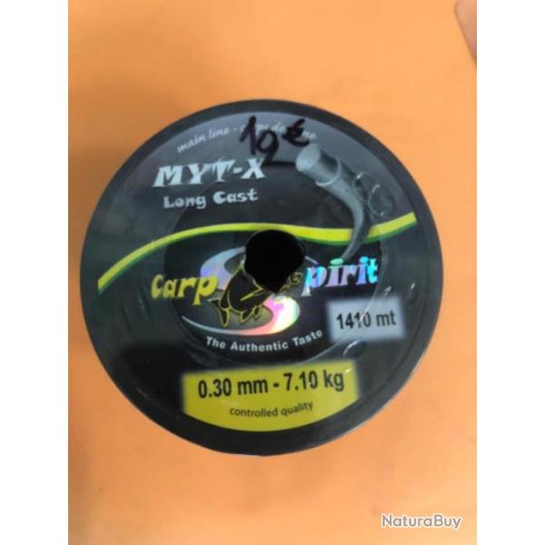 1410 m de nylon diam�tre 30 / 100 myt x Carp spirit peche carpe