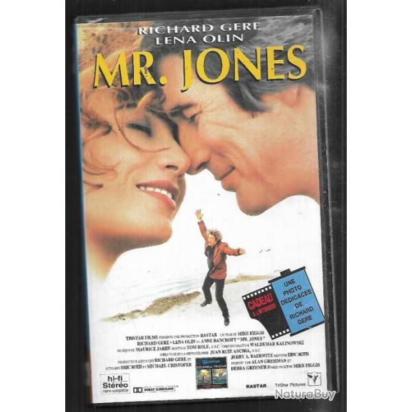 mr.jones richard gere , lena olin  comdie sentimentale vhs