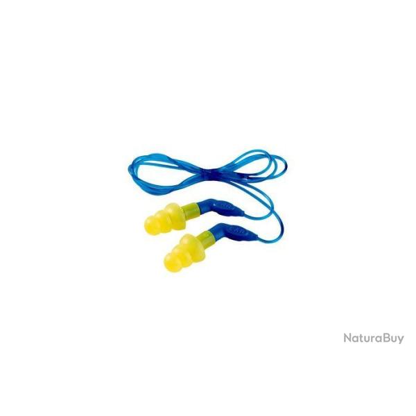 Bouchon Peltor Ultrafit X avec cordon - Boite de 50