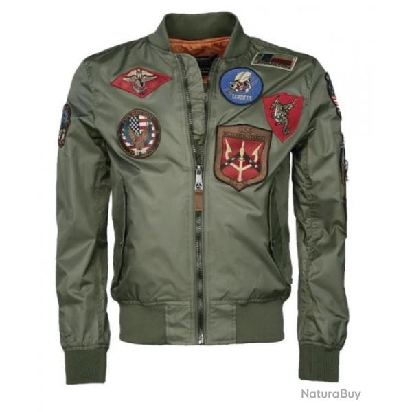 Veste Top Gun Beast Flight verte