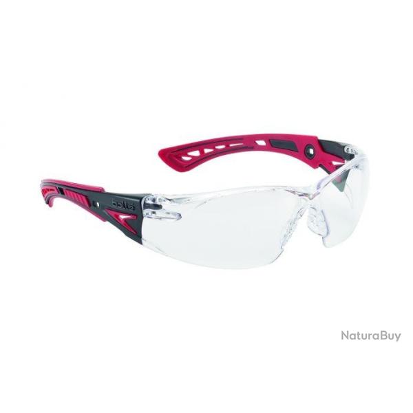 LUNETTES BOLL� SAFETY RUSH + OCULAIRES INCOLORE PLATINUM