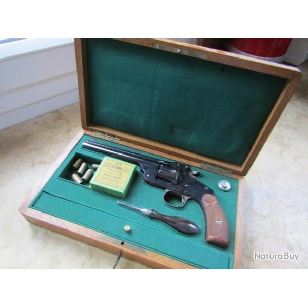 complet Coffret US Smith and Wesson USA new model n3. 44 Russian quasi neuf 44R + certif D (e) SA