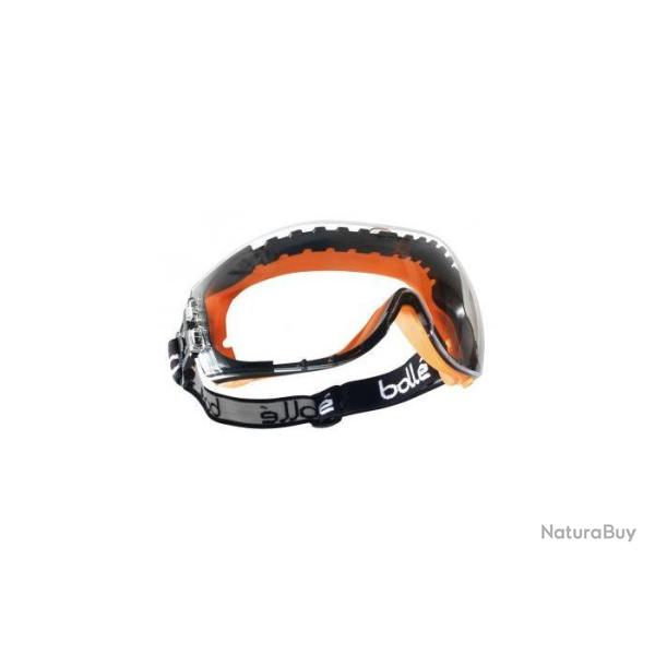 MASQUE BOLLE PILOT INCOLORE MONTURE ORANGE