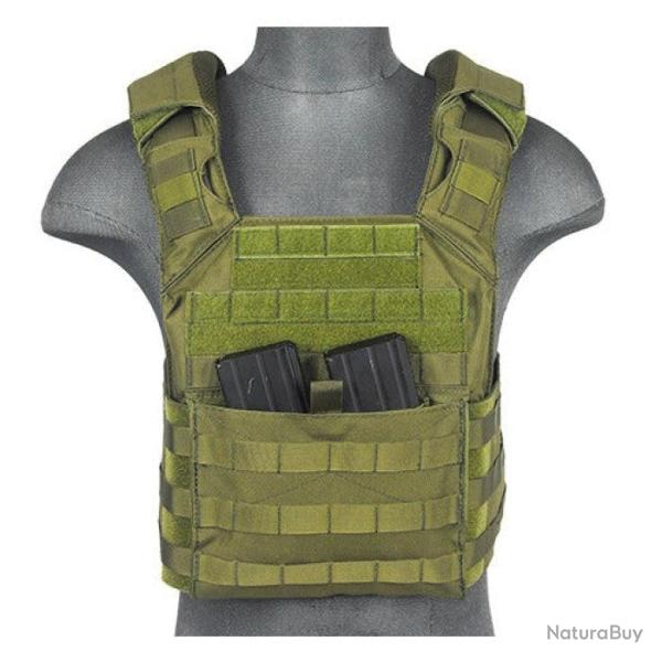 Gilet Lancer Tactical Plate Carrier SPAC 1000D - Beige