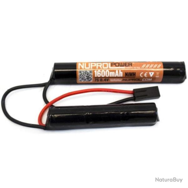 BatterieNiMh Nuprol 2 �l�ments 9,6v/1600 mAh - 8,4 v / 1600 mAh