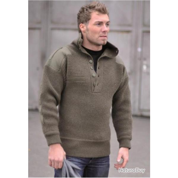 Pull-Over Alpin Autrichien en laine vert