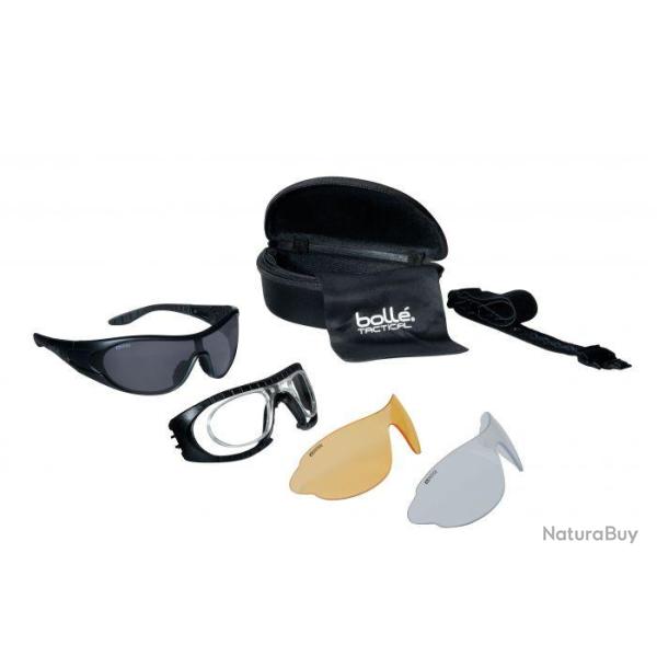 KIT LUNETTES BOLLE RAIDER 3 ECRANS + INSERT OPTIQUE