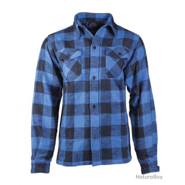 Chemise style bucheron bleue et noire
