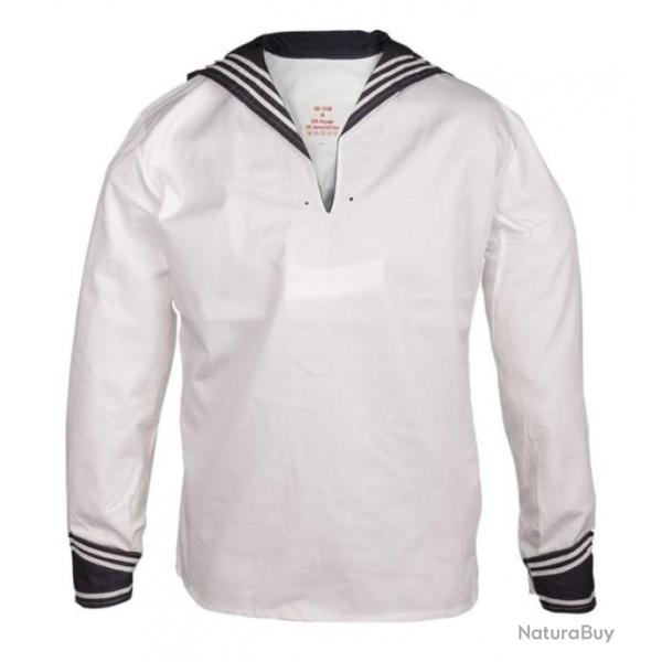 Marini�re allemande blanche avec col marine