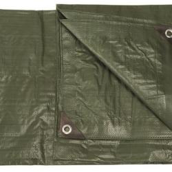 B&acirc;che agricole olive 2.85x4 m avec oeillets