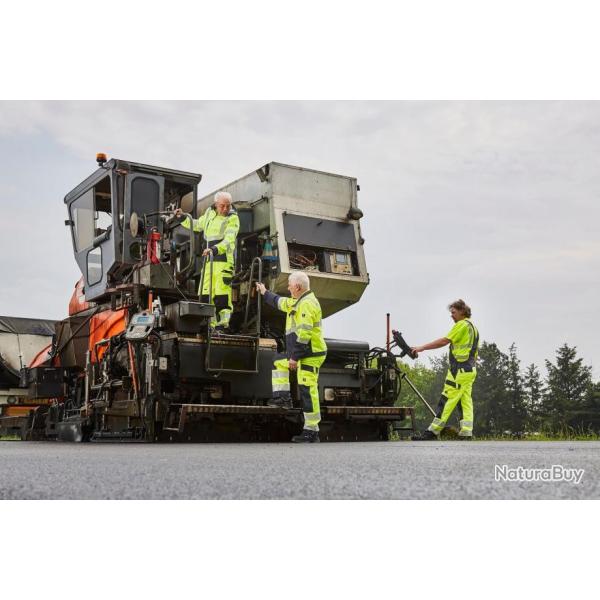 Pantalon haute visibilit� avec poches genouill�res MASCOT SAFE SUPREME KENDAL Hi-vis jaune/Marine fo