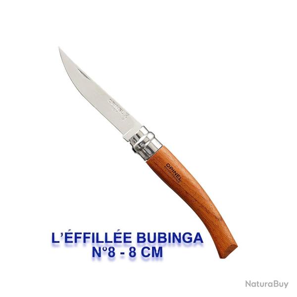 Opinel - Couteau L'Effil� N8 A N15 Bois Exotique Lame Inox Poli Glace - _75 - 675