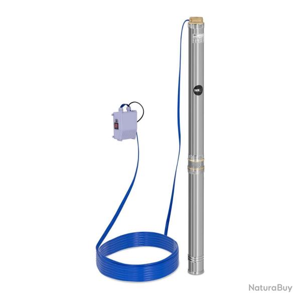 Pompe immerg�e pompe de puits submersible refoulement - 10 800 L/h - 2 200 Watts - acier inoxydable