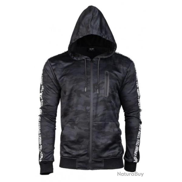 Veste de sport avec capuche Camouflage Dark
