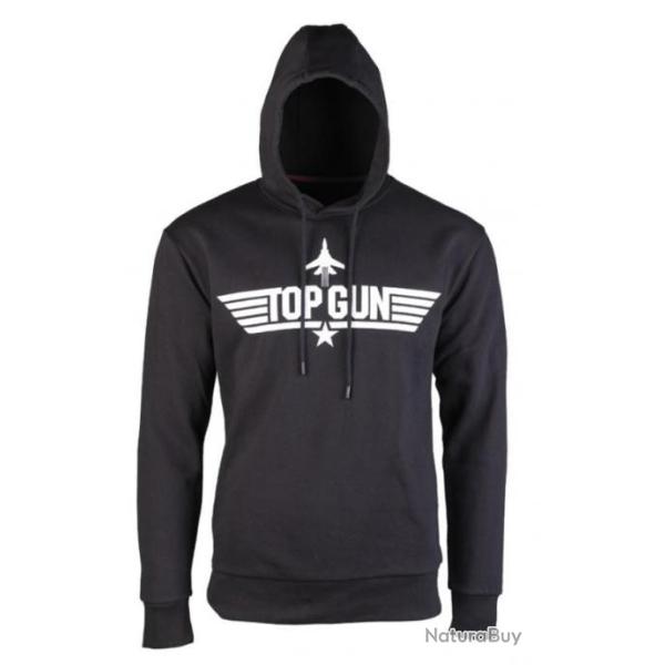 Sweat � capuche Top Gun noir