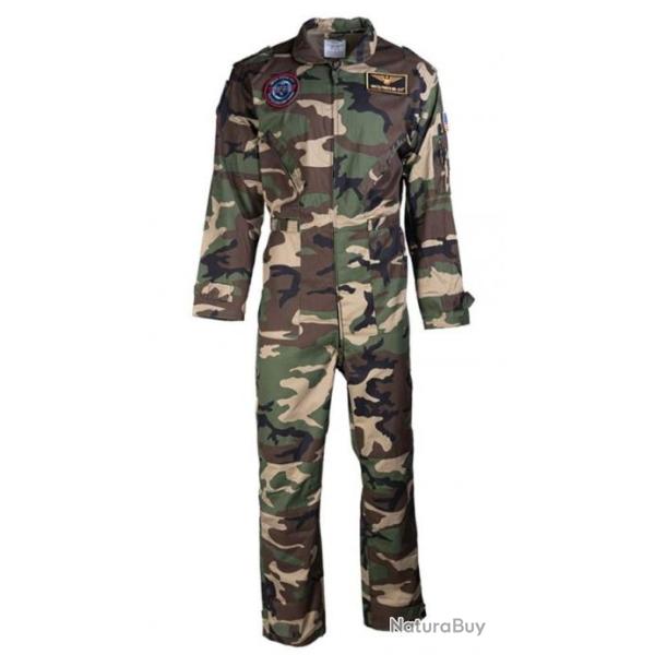 Combinaison pilote US avec Badges woodland