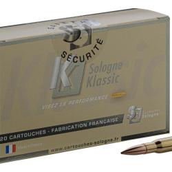 Balles de Chasse Sologne Subsonique Calibre 30.06 Nosler BallisticTip