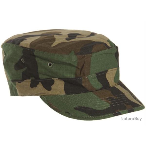 Casquette Ripstop type BDU woodland