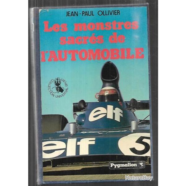 les monstres sacr�s de l'automobile de jean-paul olivier
